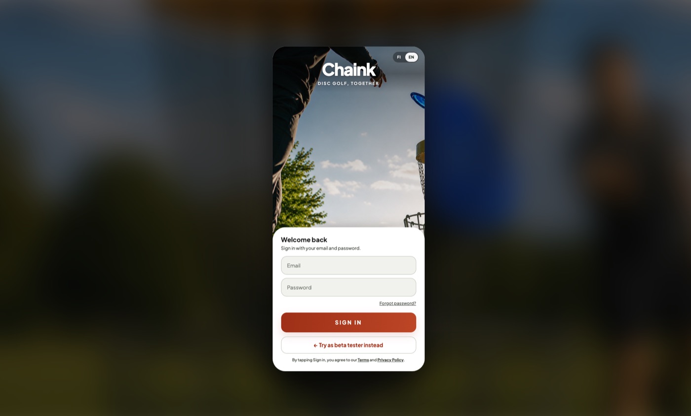 Chaink app and product design by Wihmo