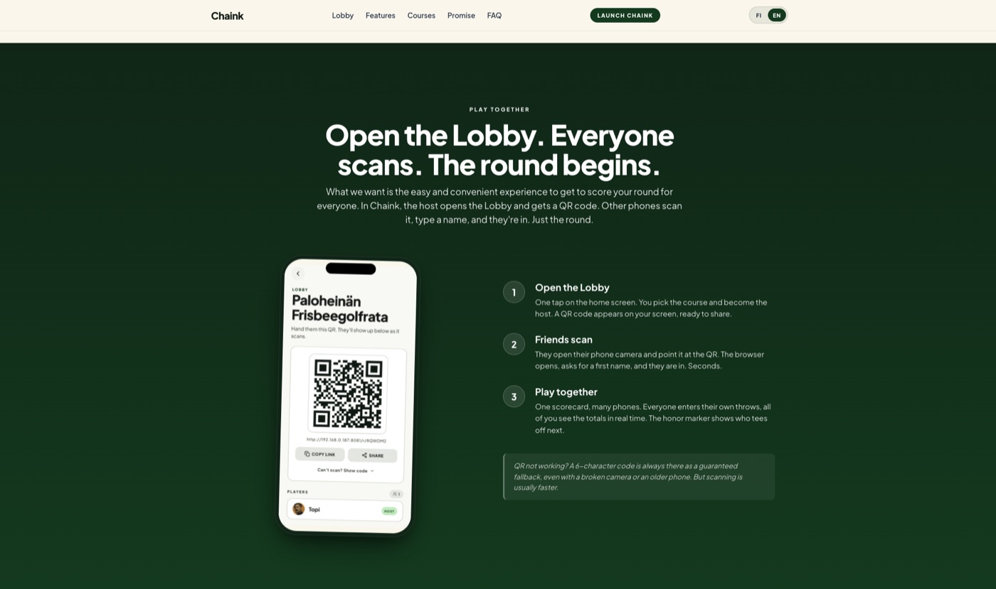 Chaink · open lobby