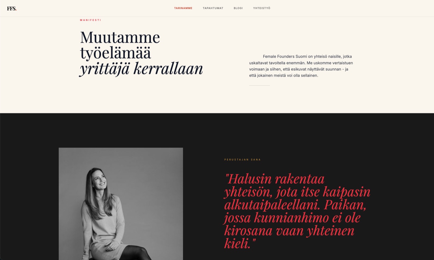 Female Founders Suomi · partnerships