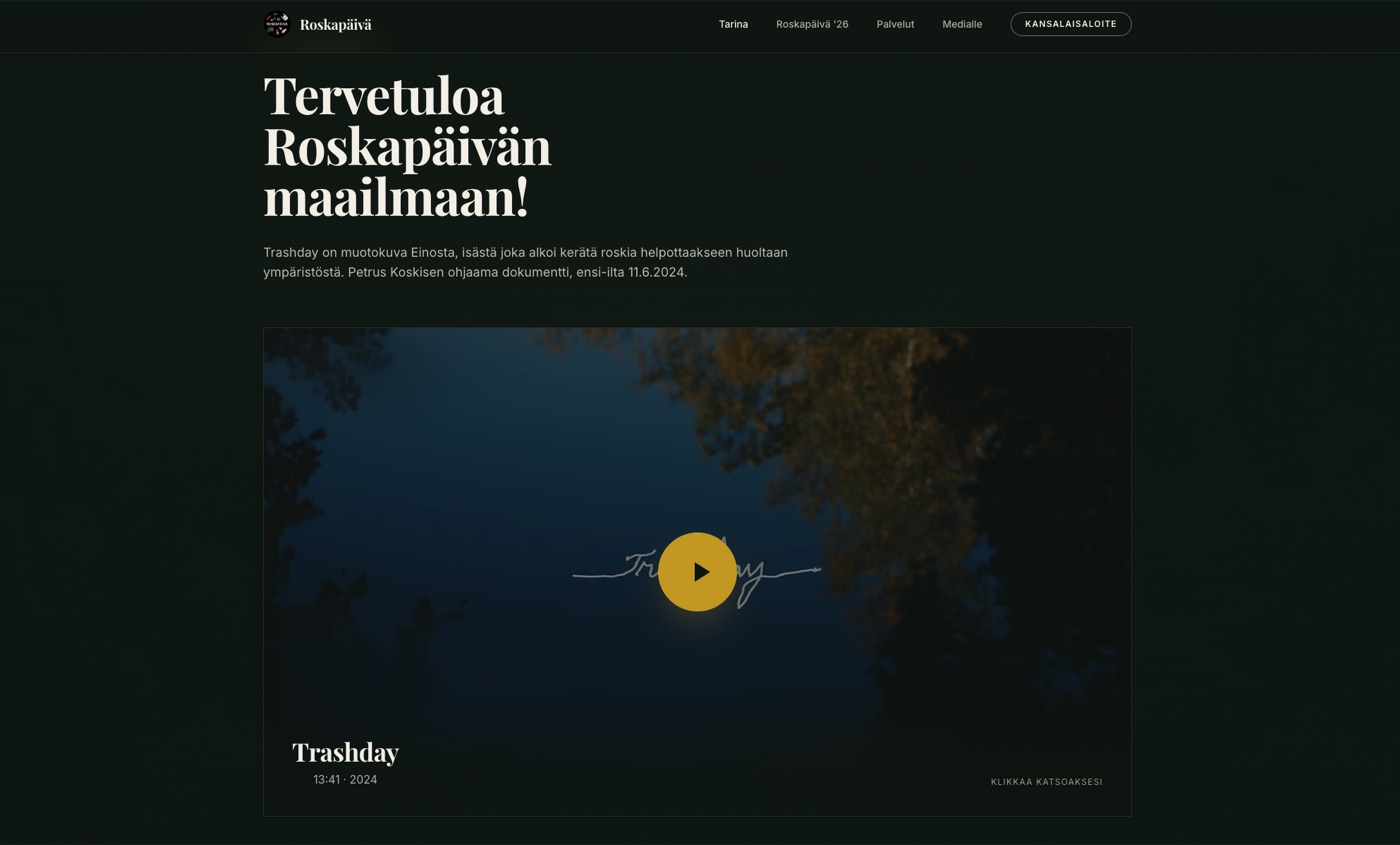 Roskapäivä · Trashday documentary